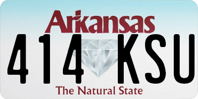 AR license plate 414KSU