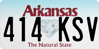 AR license plate 414KSV