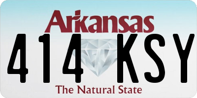 AR license plate 414KSY