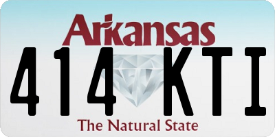 AR license plate 414KTI