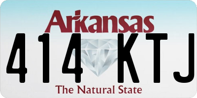 AR license plate 414KTJ