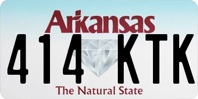 AR license plate 414KTK