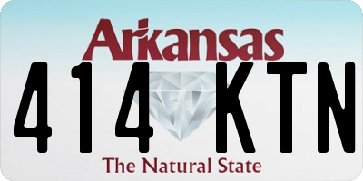 AR license plate 414KTN