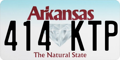 AR license plate 414KTP