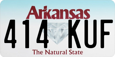 AR license plate 414KUF
