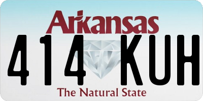 AR license plate 414KUH
