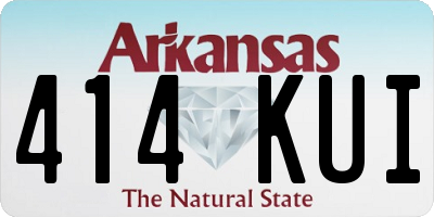 AR license plate 414KUI