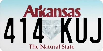 AR license plate 414KUJ