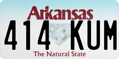 AR license plate 414KUM