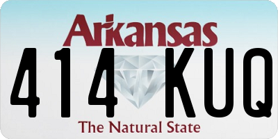 AR license plate 414KUQ