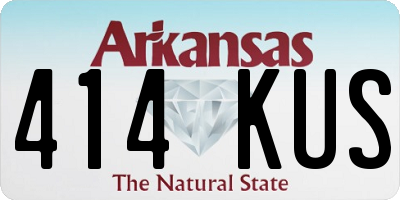 AR license plate 414KUS