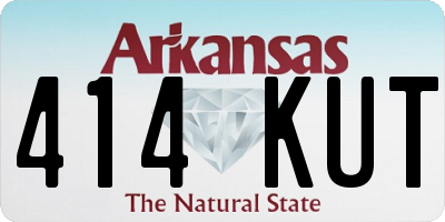 AR license plate 414KUT