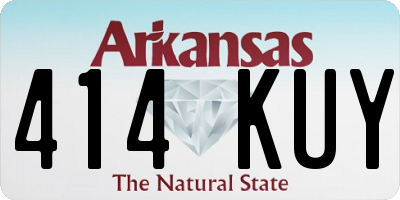 AR license plate 414KUY