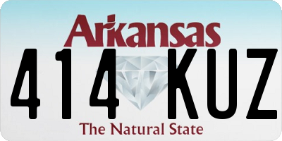 AR license plate 414KUZ