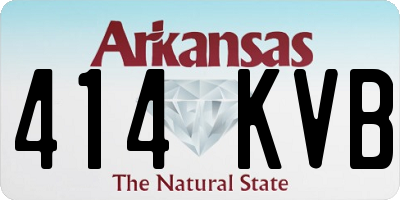 AR license plate 414KVB