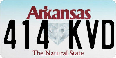 AR license plate 414KVD