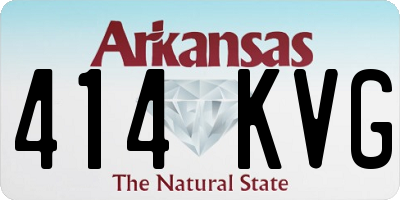 AR license plate 414KVG