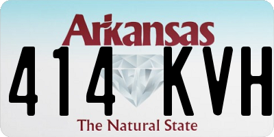 AR license plate 414KVH