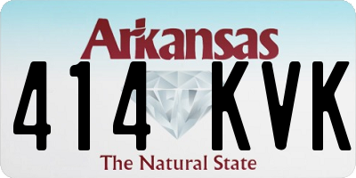 AR license plate 414KVK