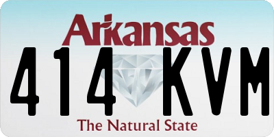 AR license plate 414KVM