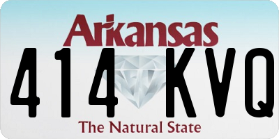 AR license plate 414KVQ