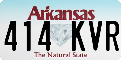 AR license plate 414KVR