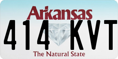 AR license plate 414KVT