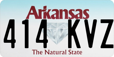 AR license plate 414KVZ