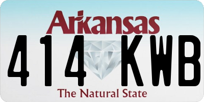 AR license plate 414KWB