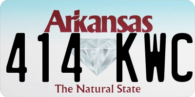 AR license plate 414KWC