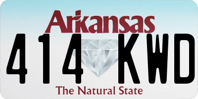 AR license plate 414KWD