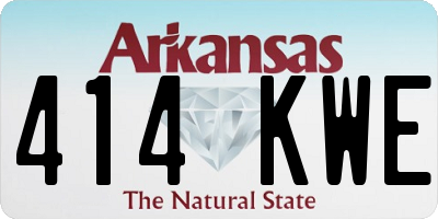 AR license plate 414KWE