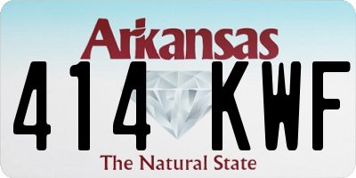 AR license plate 414KWF