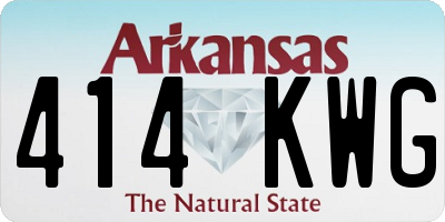 AR license plate 414KWG