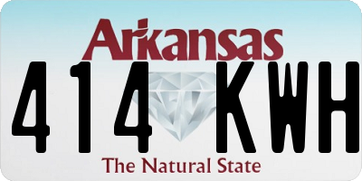 AR license plate 414KWH