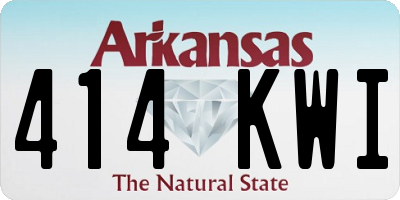 AR license plate 414KWI