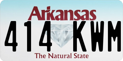 AR license plate 414KWM
