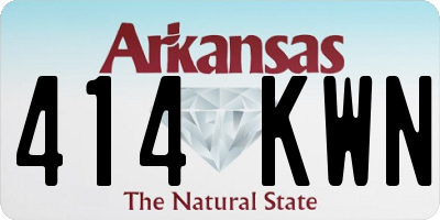 AR license plate 414KWN