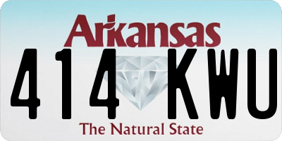 AR license plate 414KWU