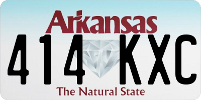 AR license plate 414KXC