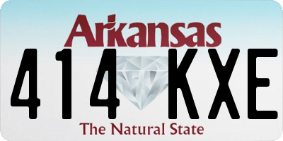 AR license plate 414KXE