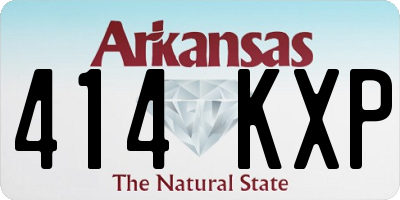 AR license plate 414KXP