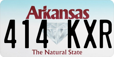 AR license plate 414KXR