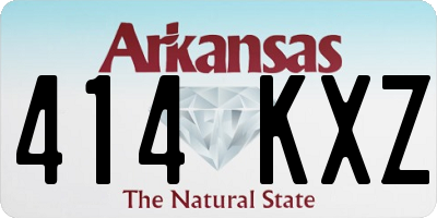 AR license plate 414KXZ