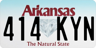 AR license plate 414KYN