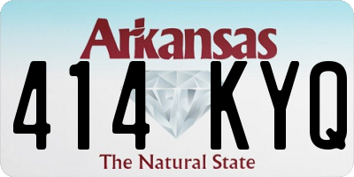 AR license plate 414KYQ