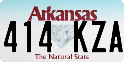 AR license plate 414KZA