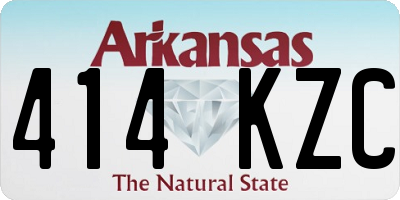AR license plate 414KZC
