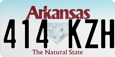 AR license plate 414KZH