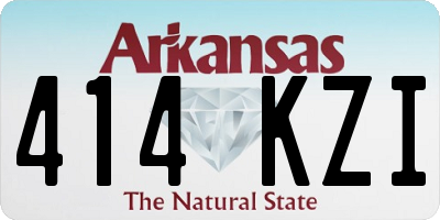 AR license plate 414KZI